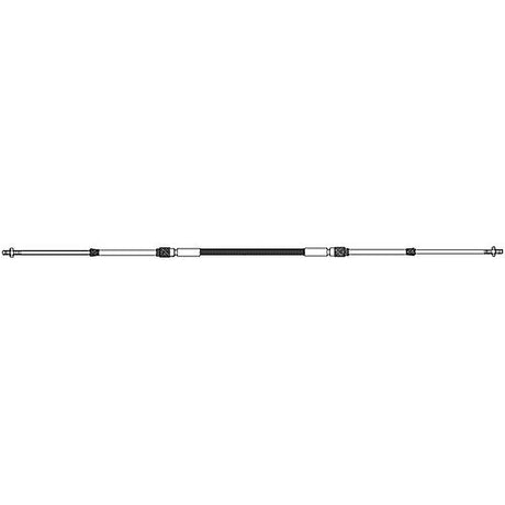 UFLEX C8 3300 Type Premium Universal Style Engine Control Cable 10-32 UNF, 12'