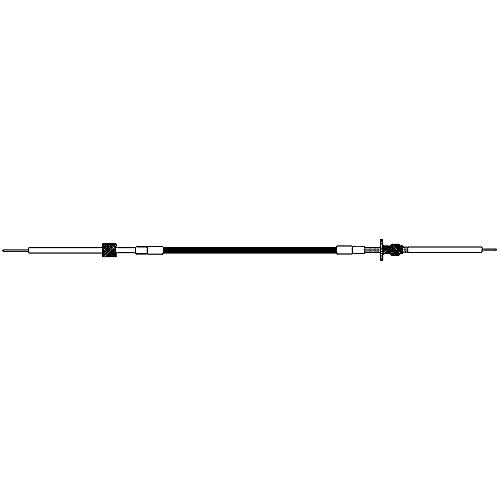 UFLEX C4X12 Johnson/Evinrude (OMC) Pre 1979 Engine Control Cable, 12'