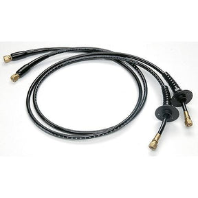 UFLEX Hydraulic OB-BHBR Hose Kit Includes Pre-Crimped Brass Fittings, Bulkhead Fittings and Bend Restrictors on Both Ends (2 Per Pack), 10'