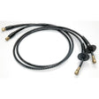 UFLEX Hydraulic OB-BHBR Hose Kit Includes Pre-Crimped Brass Fittings, Bulkhead Fittings and Bend Restrictors on Both Ends (2 Per Pack), 22'