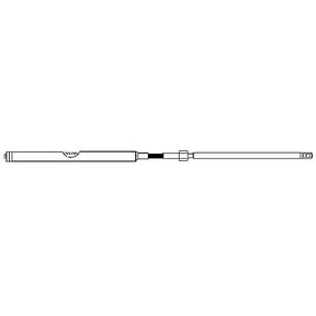 UFLEX M86 Universal Rack & Pinion Steering Cable (Replaces UFLEX, Morse Command 200 or Teleflex SSC124), 16'