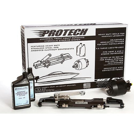 Uflex PROTECH21 Protech Hydraulic Tilt Steering System for Johnson/Evinrude, Yamaha, Suzuki. Hoses sold separately.