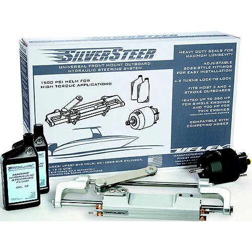 Uflex SILVERSTEERXP1T Universal Front Mount Outboard Hydralic Steering System