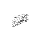 Uflex UC128TS2 Protech Front Mount Hydraulic Steering Cylinder, Starboard w/Offset Arm