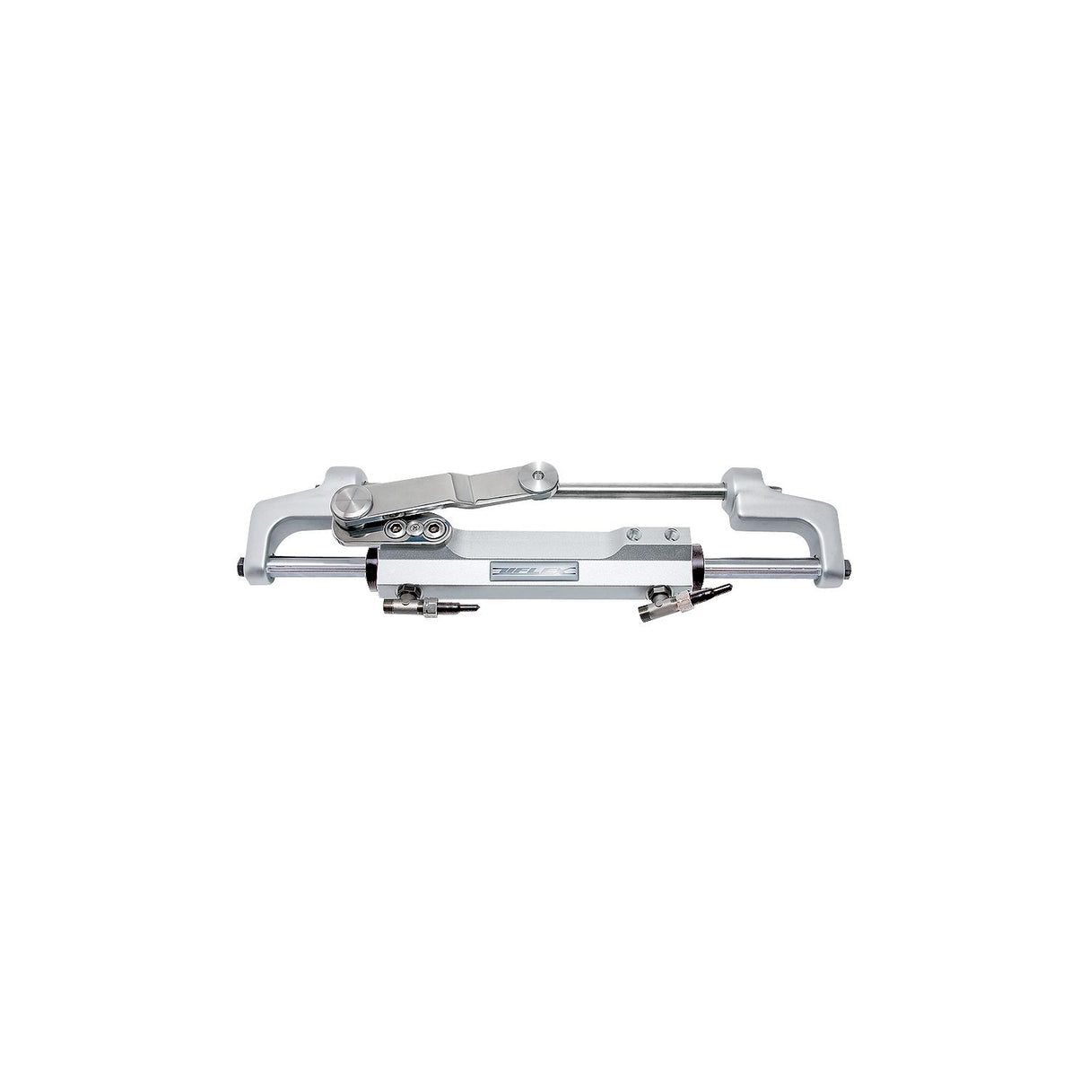 Uflex UC128SVS1 Silversteer Front Mount Hydraulic Steering Cylinder w/Straight Arm, 7.3cu.in.