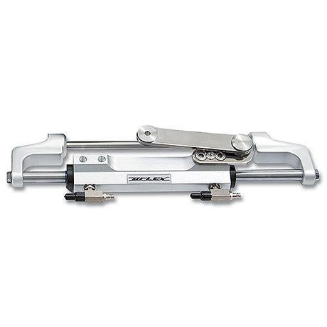 Uflex UC130SVS1P Silversteer Front Mount Hydraulic Port Steering Cylinder w/Straight Arm, 7.93cu.in.