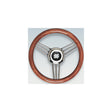 Mahogany Non-Magnetic Stainless Steel Steering Wheel