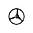 Black 3-Spoke Steering Wheel