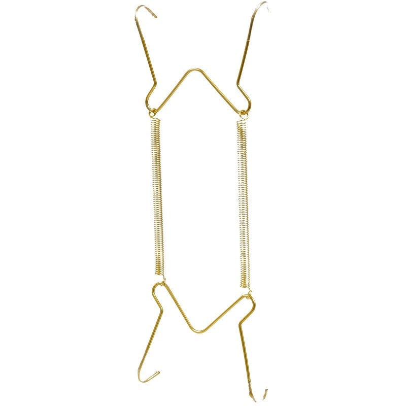 Hillman 50471 Plate Hanger, Steel, Brass/Gold