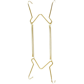 Hillman 50471 Plate Hanger, Steel, Brass/Gold