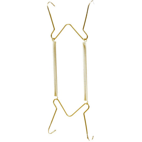 Hillman 50471 Plate Hanger, Steel, Brass/Gold