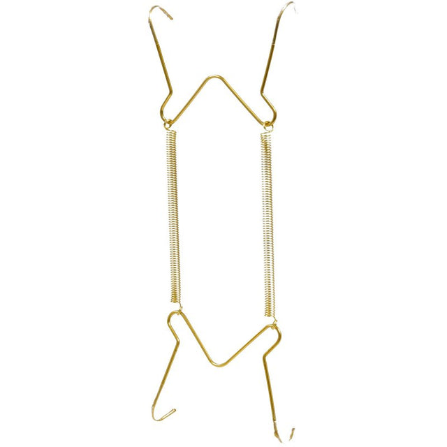 Hillman 50471 Plate Hanger, Steel, Brass/Gold