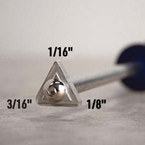 QEP 1.26 in. H X 1.25 in. W X 10 in. L Carbide Grout Removal Tool 1 pk