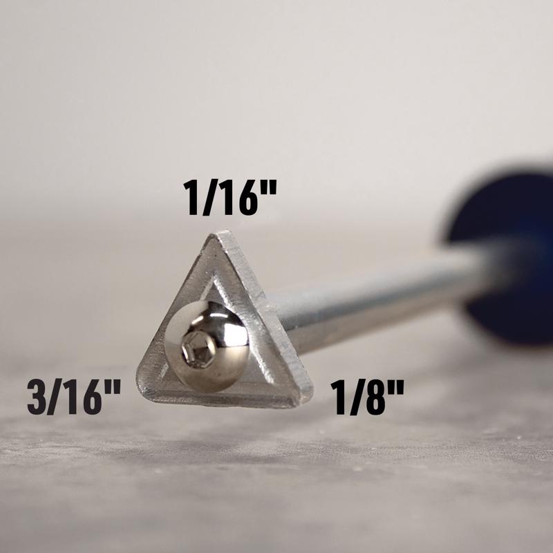 QEP 1.26 in. H X 1.25 in. W X 10 in. L Carbide Grout Removal Tool 1 pk