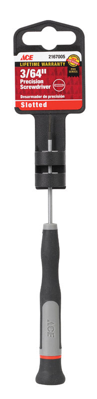 Ace 3/64 in. X 2-1/2 in. L Slotted Precision Screwdriver 1 pc