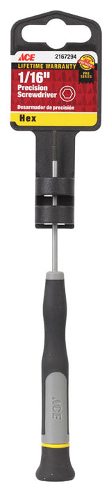 Ace 1/16 in. X 2-1/2 in. L Hex Precision Screwdriver 1 pc, Pack of 2