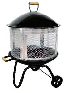 Seasonal Trends KY181 Fire Pit, 27-3/4 in OAW, 31-1/4 in OAD, 46-1/2 in OAH, Round, Steel