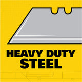 Stanley Steel Heavy Duty Blade Dispenser with Blades 2-7/16 in. L 50 pc