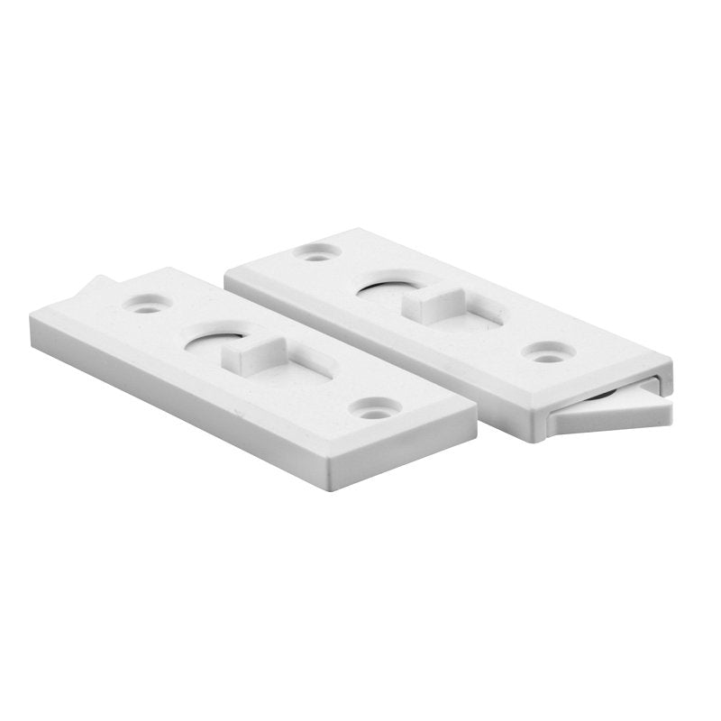 Prime-Line F 2627 Tilt Latch, Plastic, White, 1/PR, Includes: (1) Left Hand Latch, (1) Right Hand Latch, Fastener