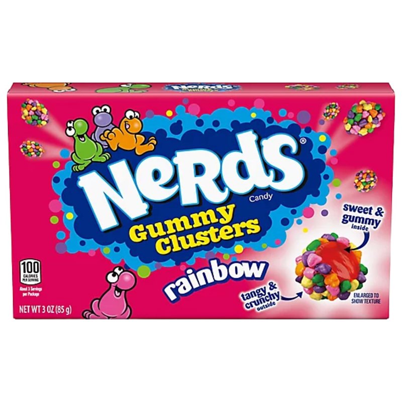 NeRdS 725423 Gummy Cluster, 3 oz Box, Pack of 12