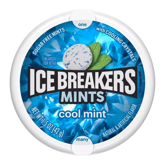 Ice Breakers 72060 Cool Mint, 1.5 oz, Pack of 8