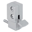 Prime-Line U 9877 Sliding Door Lock, Aluminum, Aluminum, 3/16, 1/8, 1/4 in Thick Door