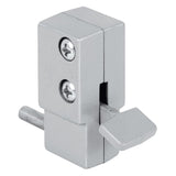 Prime-Line U 9877 Sliding Door Lock, Aluminum, Aluminum, 3/16, 1/8, 1/4 in Thick Door