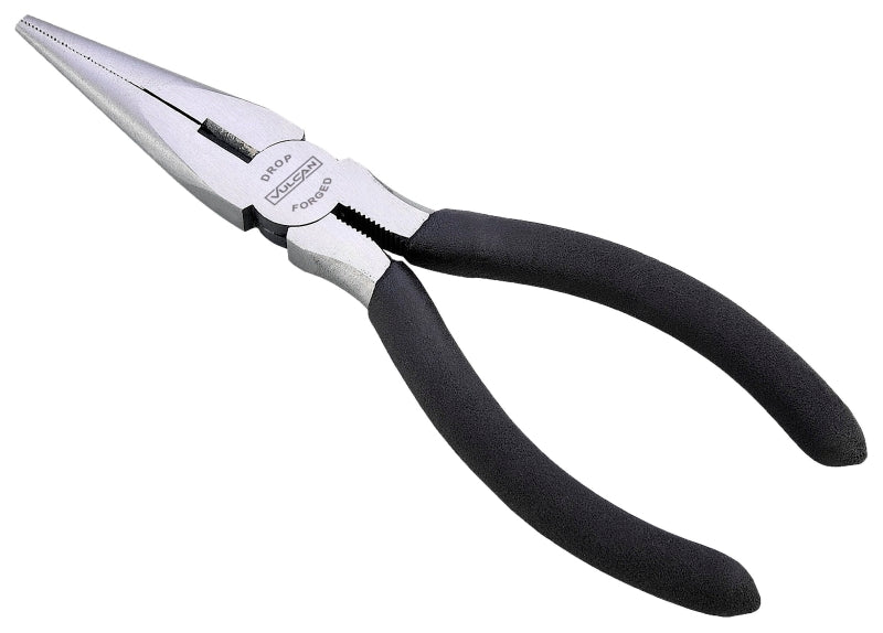 Vulcan PC920-33 Pliers, 6-1/2 in OAL, 1.2 mm Cutting Capacity, 4 cm Jaw Opening, Black Handle, 3/4 in W Jaw, Pack of 40