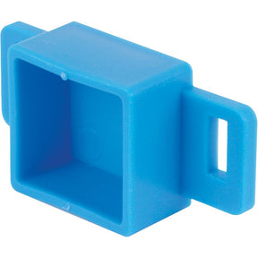 Prime-Line R 7143 Drawer Track Backplate, 15/16 in L, 1 in W, Plastic, Raw
