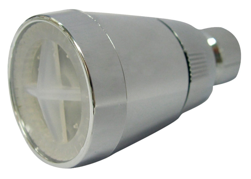 Boston Harbor PP6881320 Showerhead, Round, 1.8 gpm, 1/2 in Connection, Threaded, ABS, 1-3/4 in Dia