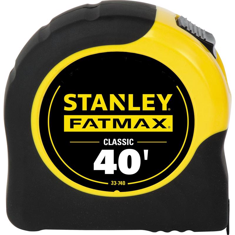 Stanley FatMax 40 ft. L X 1.25 in. W Compact Wide Blade Tape Measure 1 pk