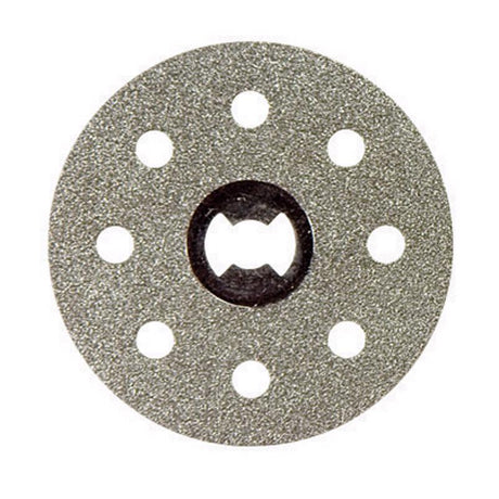 Dremel EZ Lock Series EZ545 Cutting Wheel, 1-1/2 in Dia, 0.023 in Thick, 1/8 in Arbor, Diamond Abrasive