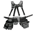 McGuire-Nicholas 30 pocket Ballistic Nylon Foam Suspension Rig 3.5 in. L X 16 in. H Gray 53 in.