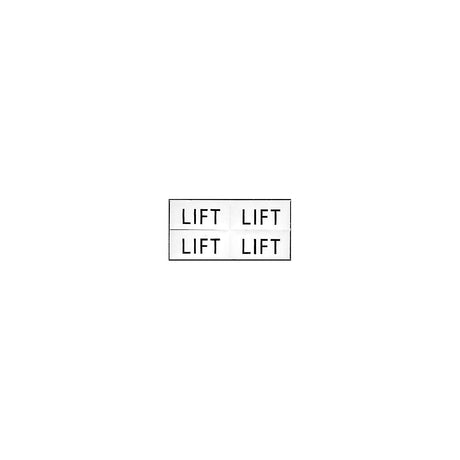 Set of 4 "Lift" Labels