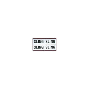Set of 4 "Sling" Labels
