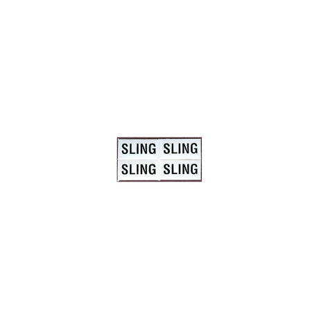 Set of 4 "Sling" Labels