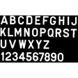 3″ Letter-White ″R″, 10 Pack, Pack of 10