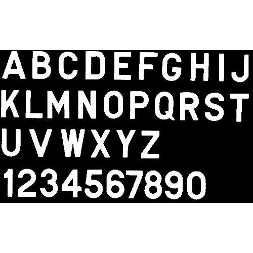 3″ Number-White ″1″, 10 Pack, Pack of 10