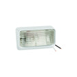 Bargman #78 12V Porch/Utility Light, White w/Clear Lens, Clam Pack