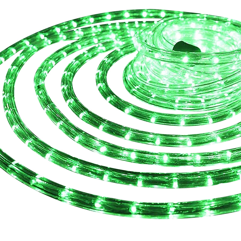 Hometown Holidays 1380-05 Rope Light, 18 ft L, 120 V, 144-Lamp, Green Light, LED Lamp