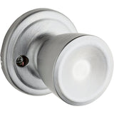Kwikset Signature Series 750A 26D SMT Vestibule Door Knob, Reversible Hand, 2-11/16 in Projection, Satin Chrome, 2 Grade
