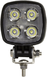 PM V913-MV Compact Work Light, 0.65/1.3 A, 12/24 V, 4-Lamp, LED Lamp, 900 Lumens Lumens, 6500 K Color Temp, Black