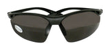 Sierra Ranch Bi-Focal Safety Readers Smoke Lens Black Frame 1 pc, Pack of 12