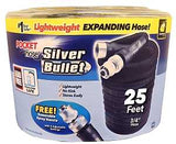 Pocket Hose Silver Bullet 17824-6 Expanding Garden Hose, 3/4 in, 25 ft L, Plastic, Black