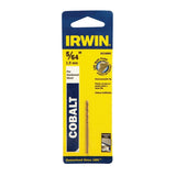 Irwin 5/64 in. X 2 in. L Cobalt Alloy Steel Drill Bit Straight Shank 1 pc, Pack of 3