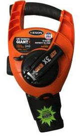 Keson G3X100 Chalk Line Reel, 12 oz Chalk Capacity, 100 ft L Line, Ergonomic Handle
