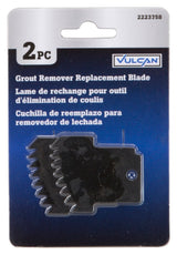 Vulcan MJ-T08010-B Grout Remover Blade, 1-1/2 in L, 1-1/4 in W, Powder Coated