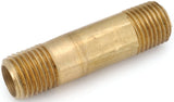 PIPE NIPPLE BRASS 1/4 X 1-1/2