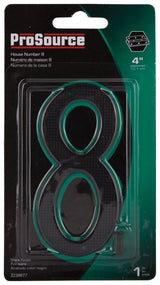 ProSource N-018-PS House Number, Character: 8, 4 in H Character, 2.28 in W Character