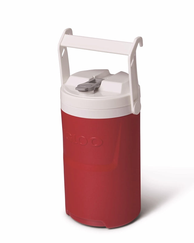 Igloo 0031379 Beverage Cooler, 1 gal, 7 in L, 7 in W, 12 in H, Red